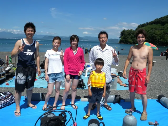 ダイビング講習ファンダイビング集合写真