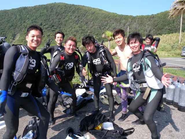 ダイビングライセンス取得ツアーとファンダイビングin 大島