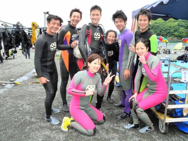 ダイビング講習ファンダイビング集合写真