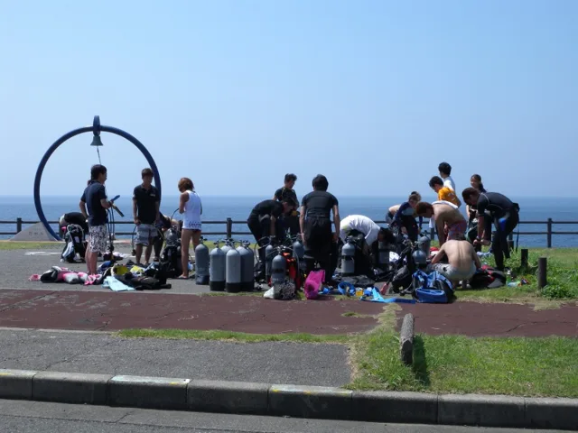 ダイビングライセンス取得ツアーとファンダイビングin 大島