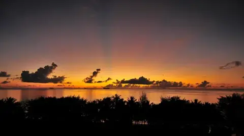 サイパン(SAIPAN)の海・夕日