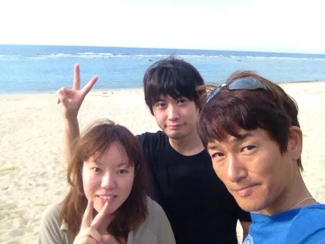 沖永良部島での参加者の集合写真