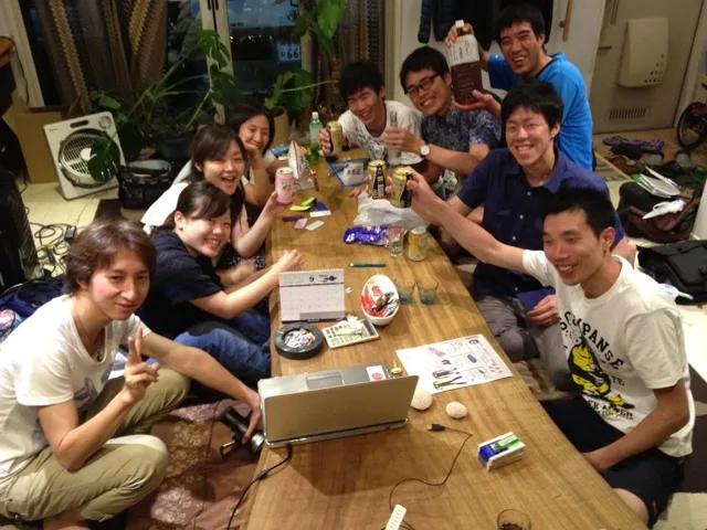 ビッグブルーでの参加者の集合写真