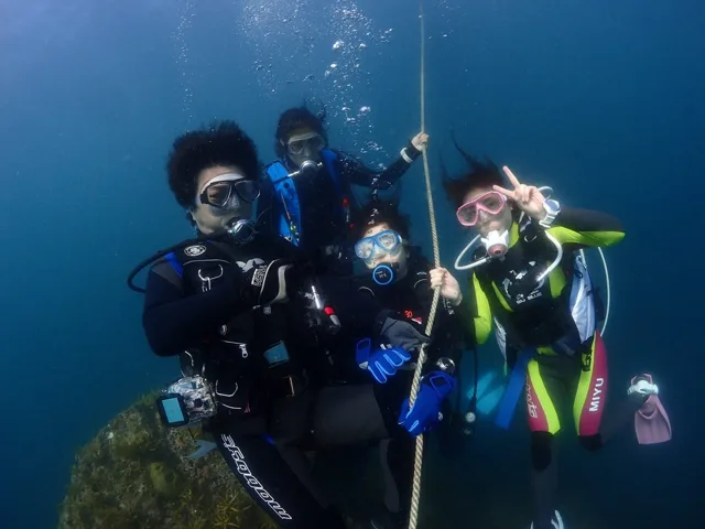 浜富でのダイビングの記録写真
