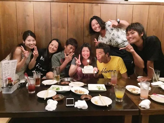 ＢrownＳugarでの4人以上の参加者の集合写真
