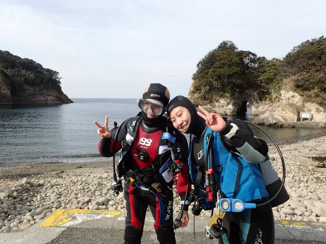 浮島サンセットリゾートでのダイビングの記録写真