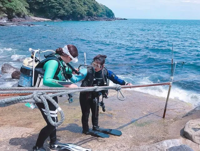 福浦ダイビングサービスでのダイビングの記録写真