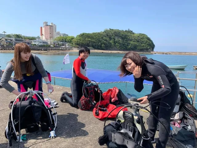 白良浜 海水浴場 Shirarahama Beachでのダイビングの記録写真