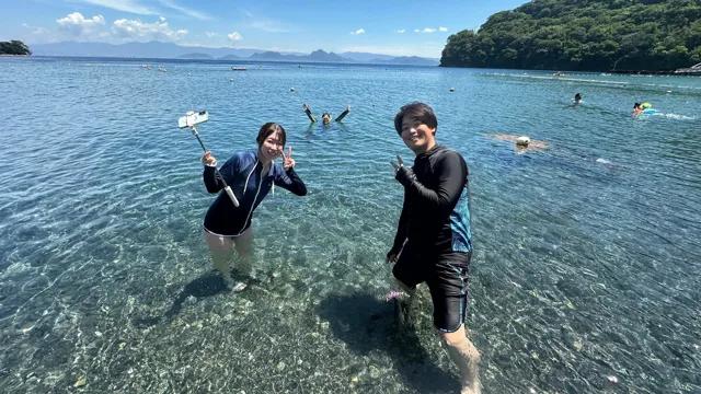 伊豆・大瀬崎でのダイビング：ダイビングの記録写真