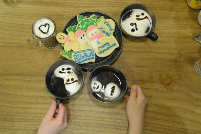 いよいよクリスマス！！クリスマスパーティーでのクリスマスパーティーのケーキとデザート